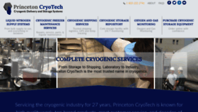 What Princetoncryotech.com website looked like in 2020 (3 years ago)