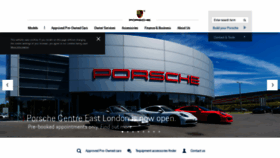 What Porscheeastlondon.co.uk website looked like in 2020 (3 years ago)