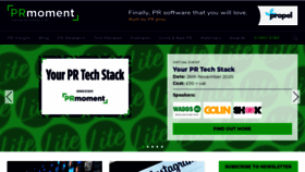 What Prmoment.com website looked like in 2020 (3 years ago)