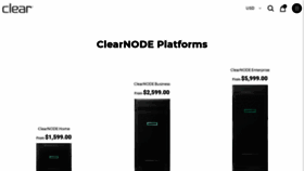 What Poweredbyclear.com website looked like in 2020 (3 years ago)