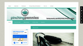 What Pinching-pennies.com website looked like in 2020 (3 years ago)