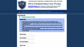 What Privacyadvocate.org website looked like in 2020 (5 years ago)