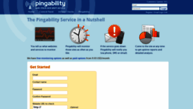 What Pingability.com website looked like in 2020 (3 years ago)