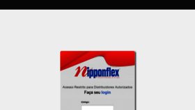 What Portaldodistribuidor.nipponflex.com.br website looked like in 2020 (3 years ago)