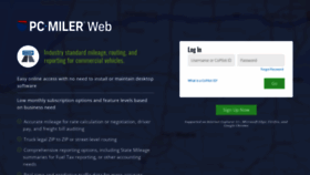What Pcmilerweb.com website looked like in 2020 (3 years ago)