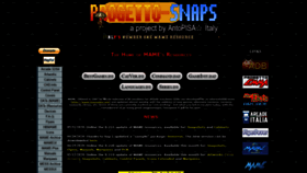 What Progettosnaps.net website looked like in 2020 (3 years ago)