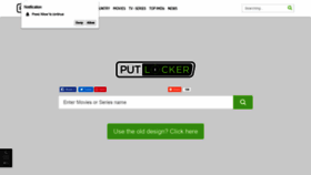 What Putlocker.cloud website looked like in 2020 (3 years ago)