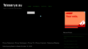 What Pinoyteleserye.su website looked like in 2020 (3 years ago)