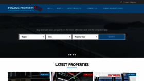 What Penangpropertysale.com website looked like in 2020 (3 years ago)