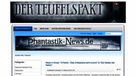 What Phantastiknews.de website looked like in 2020 (3 years ago)