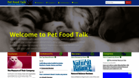 What Petfoodtalk.com website looked like in 2020 (3 years ago)
