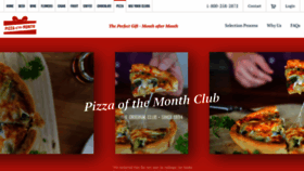 What Pizzaclub.com website looked like in 2020 (3 years ago)