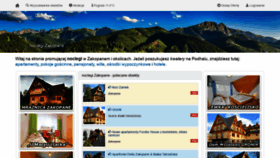 What Pensjonaty-podhale.pl website looked like in 2020 (3 years ago)