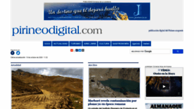 What Pirineodigital.com website looked like in 2020 (3 years ago)