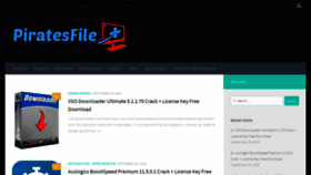 What Piratesfile.com website looked like in 2020 (3 years ago)