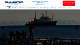 What Polaradventures.de website looked like in 2020 (3 years ago)