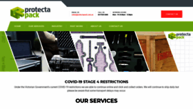 What Protectapack.com.au website looked like in 2020 (3 years ago)