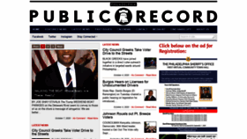 What Phillyrecord.com website looked like in 2020 (3 years ago)