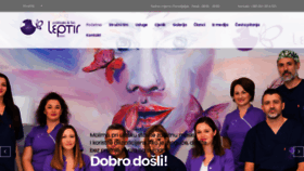 What Poliklinika-leptir.hr website looked like in 2020 (3 years ago)