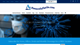 What Pensacolaflorida.com website looked like in 2020 (3 years ago)