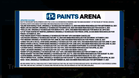 What Ppgpaintsarena.com website looked like in 2020 (3 years ago)