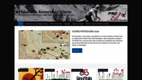 What Plataformarecorridosciclistas.org website looked like in 2020 (3 years ago)