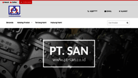 What Pt-san.co.id website looked like in 2020 (3 years ago)