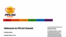 What Pflageverett.org website looked like in 2020 (3 years ago)