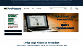 What Phoneydiploma.com website looked like in 2020 (3 years ago)