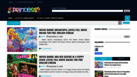 What Princessmovies.blogspot.co.il website looked like in 2020 (3 years ago)