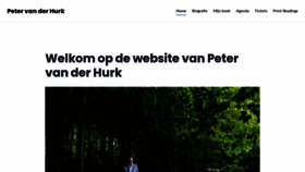 What Petervanderhurk.nl website looked like in 2020 (3 years ago)
