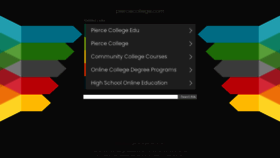 What Piercecollege.com website looked like in 2020 (3 years ago)