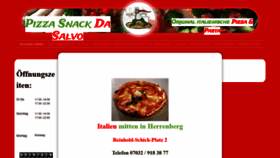 What Pizzasnack-dasalvo.de website looked like in 2020 (3 years ago)