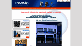 What Pombao.com.br website looked like in 2020 (3 years ago)