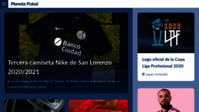 What Planetafobal.com website looked like in 2020 (3 years ago)
