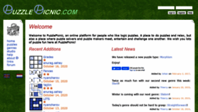 What Puzzlepicnic.com website looked like in 2020 (3 years ago)