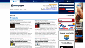 What Primerapagina.com.co website looked like in 2020 (3 years ago)