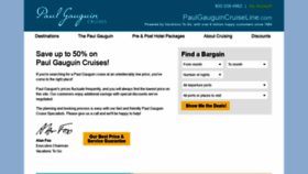What Paulgauguincruiseline.com website looked like in 2020 (3 years ago)
