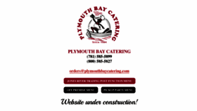 What Plymouthbaycatering.com website looked like in 2020 (3 years ago)