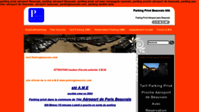 What Parkingbeauvais.com website looked like in 2020 (3 years ago)