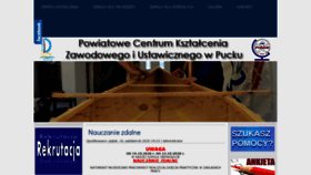What Pckziu-puck.pl website looked like in 2020 (3 years ago)
