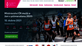 What Pardubickyvinarskypulmaraton.cz website looked like in 2020 (3 years ago)