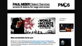 What Paulmeier.com website looked like in 2020 (4 years ago)