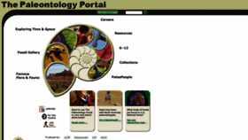 What Paleoportal.org website looked like in 2020 (3 years ago)
