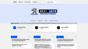 What Peugeot-refiauto.com website looked like in 2020 (3 years ago)