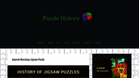 What Puzzlehistory.com website looked like in 2020 (3 years ago)
