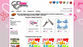 What Pinkespresso.com website looked like in 2020 (3 years ago)
