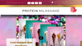 What Proteinmilkshakebar.com website looked like in 2020 (3 years ago)