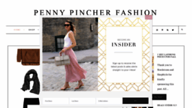 What Pennypincherfashion.com website looked like in 2020 (3 years ago)