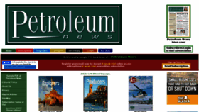 What Petroleumnews.com website looked like in 2020 (3 years ago)